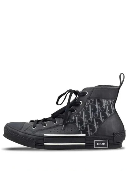 DIORR B23 HIGH TOP OBLIQUE BLACK