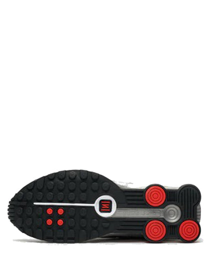 NIKE SHOX R4 BLACK METALLIC SILVER