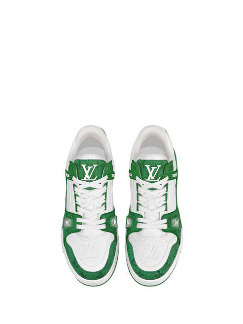 LOUIS VUITTON LV TRAINER MONOGRAM GREEN