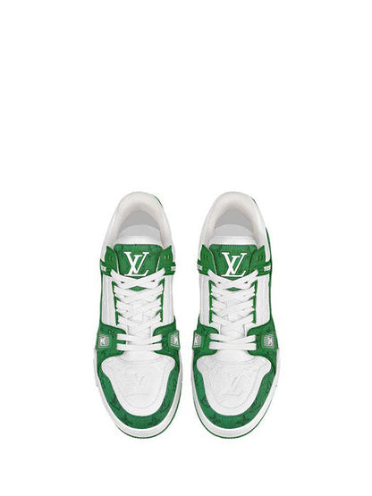 LOUIS VUITTON LV TRAINER MONOGRAM GREEN