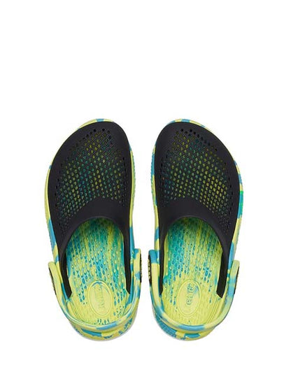 CROCS LITERIDE 360 MARBLED CLOG SANDAL MULTI