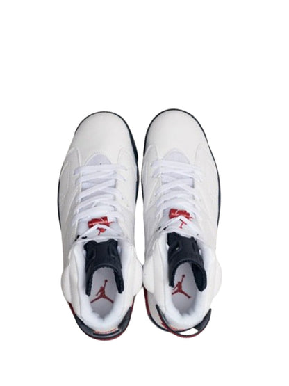 JORDAN RETRO 6 WHITE NEVY RED