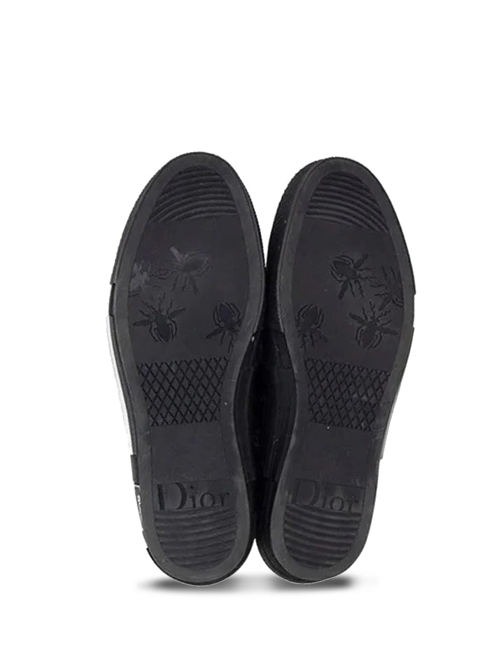 DIOR S B23 BLACK HIGH TOP SNEAKERS
