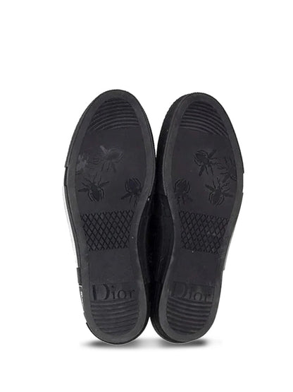 DIOR S B23 BLACK HIGH TOP SNEAKERS
