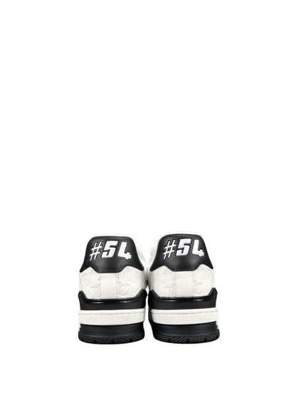 LOUIS VUITTON LV TRAINER SIGNATURE WHITE BLACK