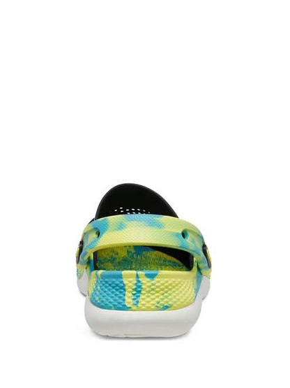 CROCS LITERIDE 360 MARBLED CLOG SANDAL MULTI