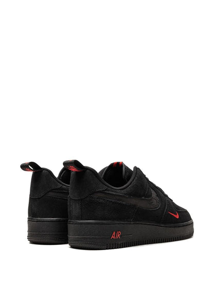 AIRFORCE 1 MULTI SWOOSH BLACK CRIMSON
