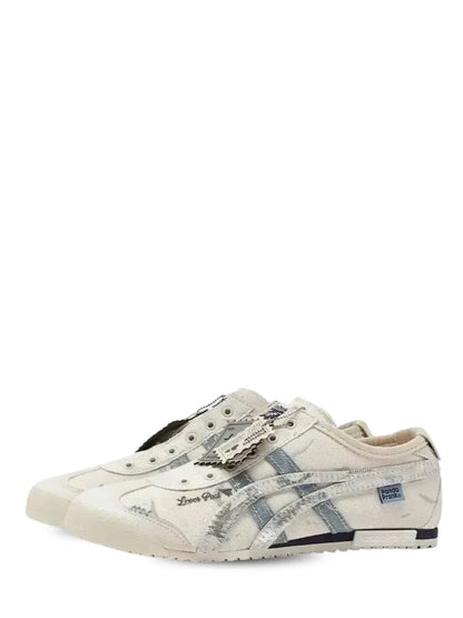 ONITSUKA TIGER PANDA PRANK WHITE SILVER