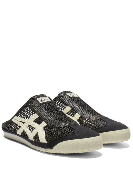 ONITSUKA TIGER SABOT SLIP ON BLACK WHITE