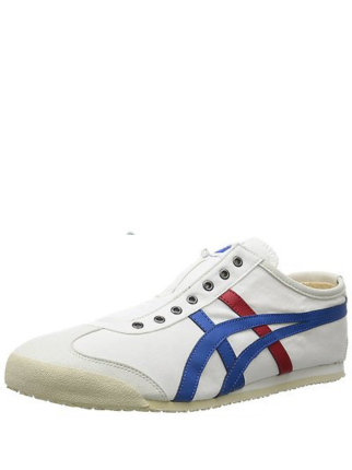 ONITSUKA TIGER MEXICO 66 SLIP ON WHITE BLUE RED X GOLD