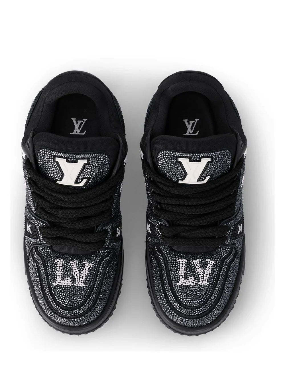 LOUIS VUITTON TRAINER BLACK DIAMOND MAXI