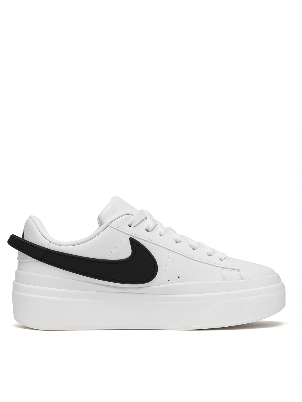 NIKE BLAZER PHANTOM LOW WHITE BLACK