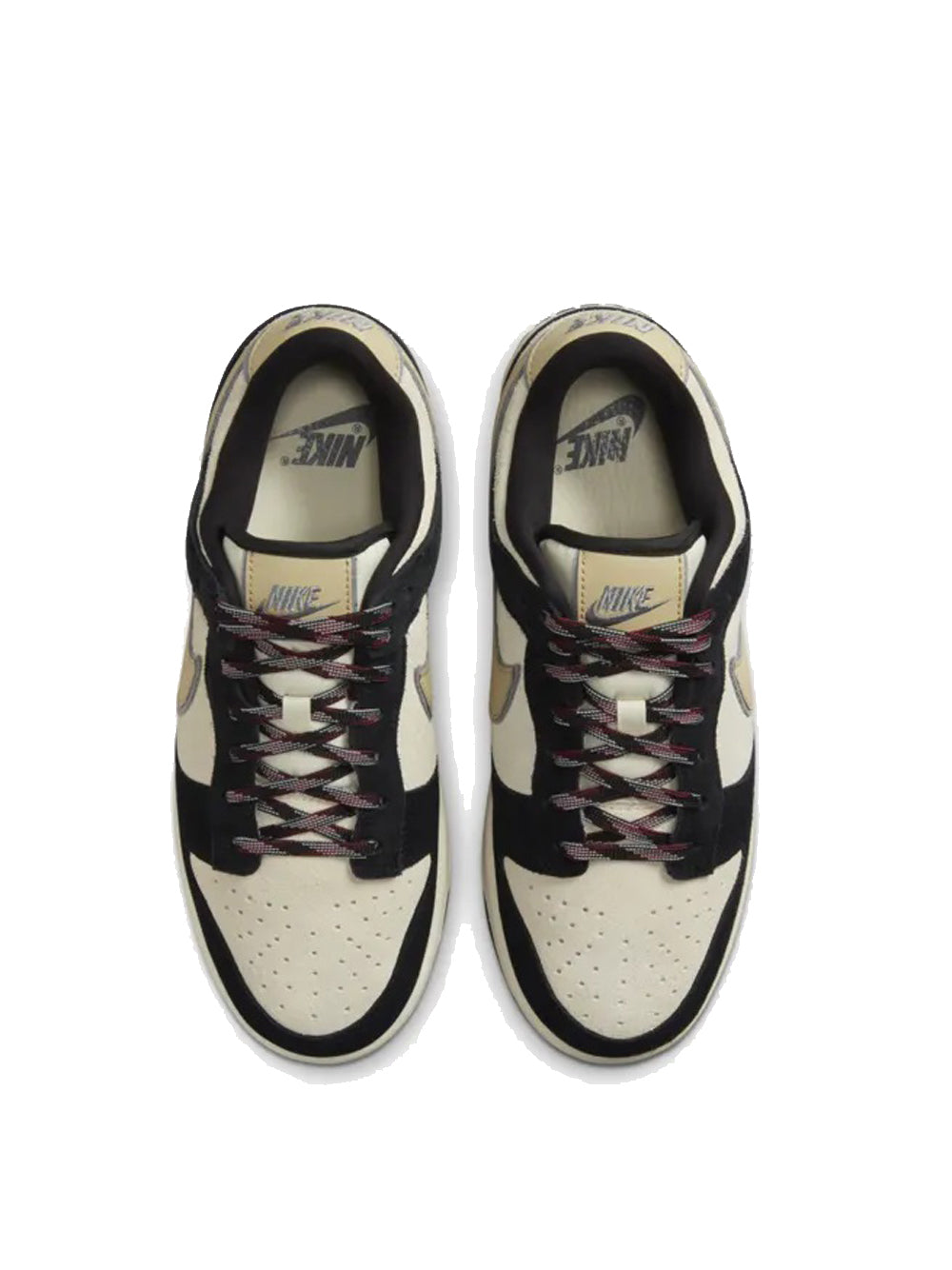 NIKE DUNK LOW LX BLACK SUEDE TEAM GOLD