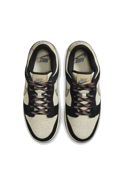 NIKE DUNK LOW LX BLACK SUEDE TEAM GOLD