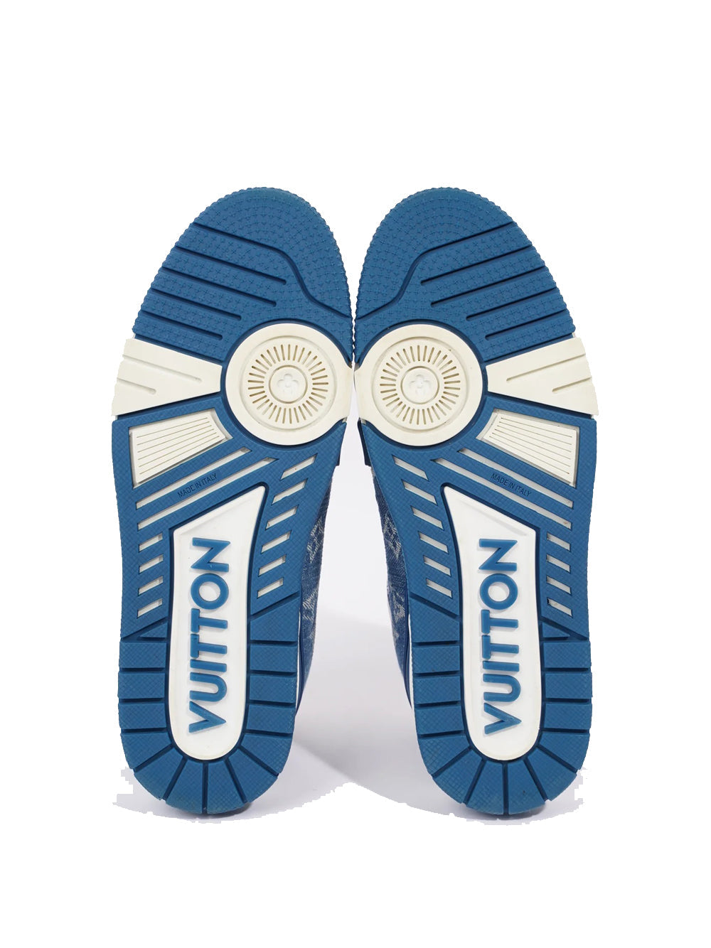 LOUIS VUITTON LV MONOGRAM TRAINER BLUE WHITE