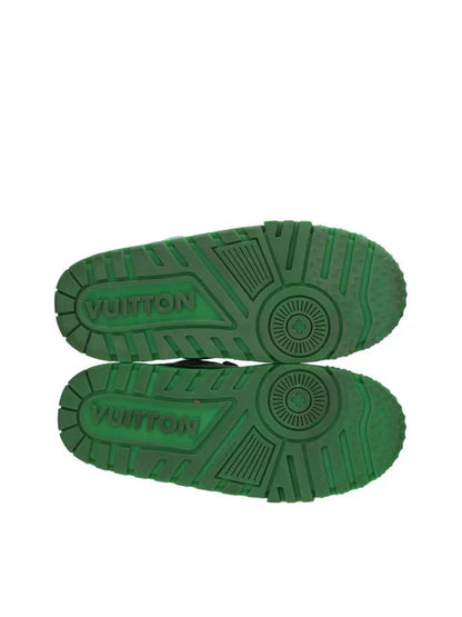 LOUIS VUITTON TRAINER MAXI GREEN WHITE
