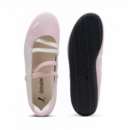 PUMAA SPEEDCAT PRM BALLET WHITE PINK for her