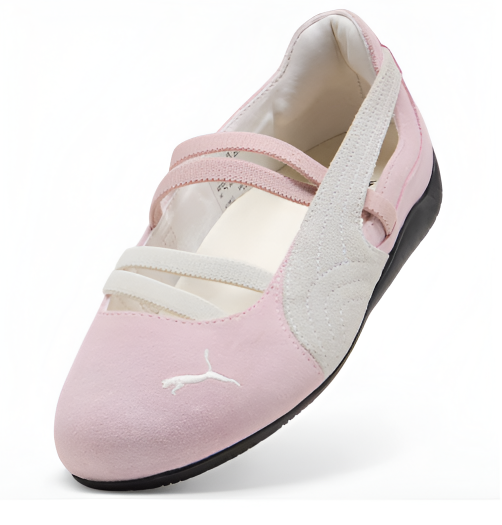 PUMAA SPEEDCAT PRM BALLET WHITE PINK for her