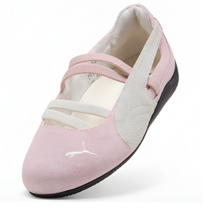 PUMAA SPEEDCAT PRM BALLET WHITE PINK for her